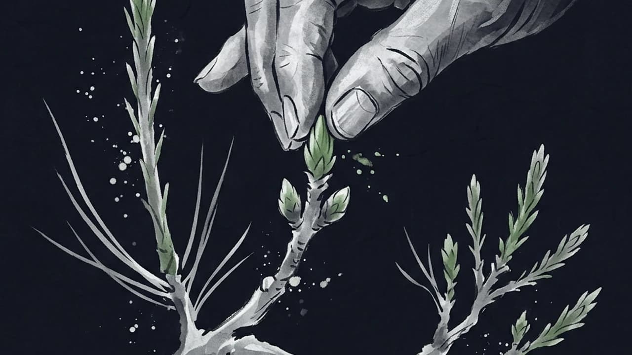 摘芯（芽摘み）