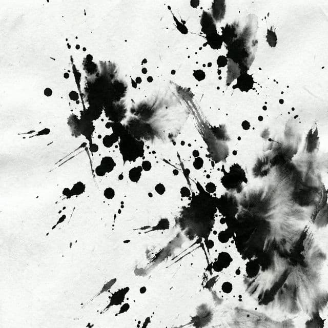 Ink splatters